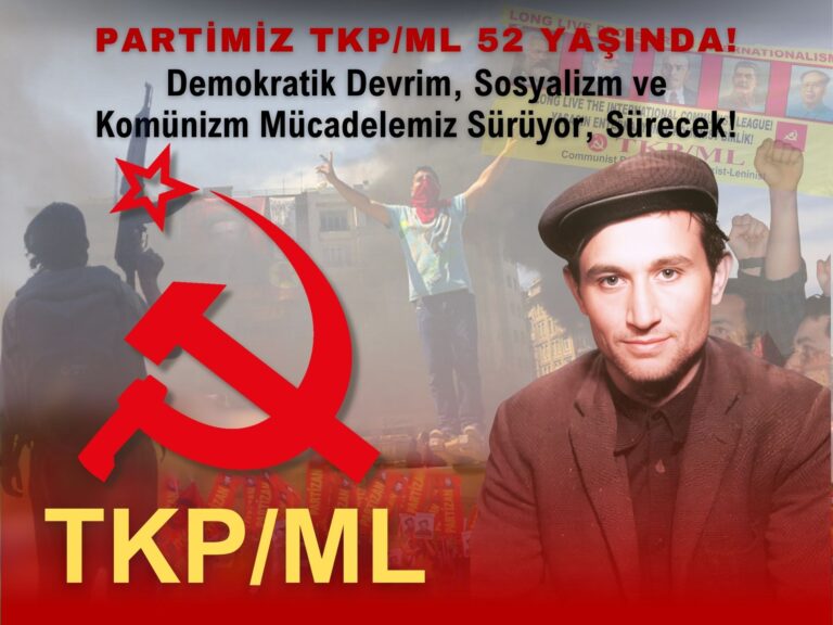 Turquia: Nosso Partido TKP/ML completa 52 anos! (TKP/ML, 2024)