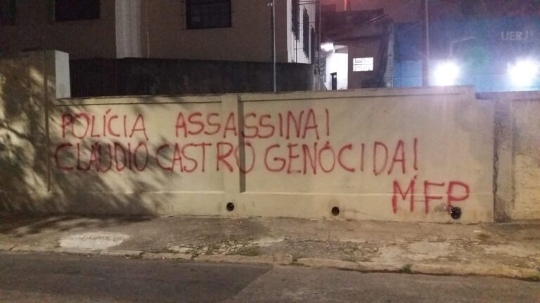 [Atualizado / 04mar] 20 de Novembro: BASTA com as chacinas, fascistas! (Frente Revolucionária de Defesa dos Direitos do Povo, FRDDP)